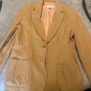 BROOKS BROTHERS CAMEL HAIR BLAZER